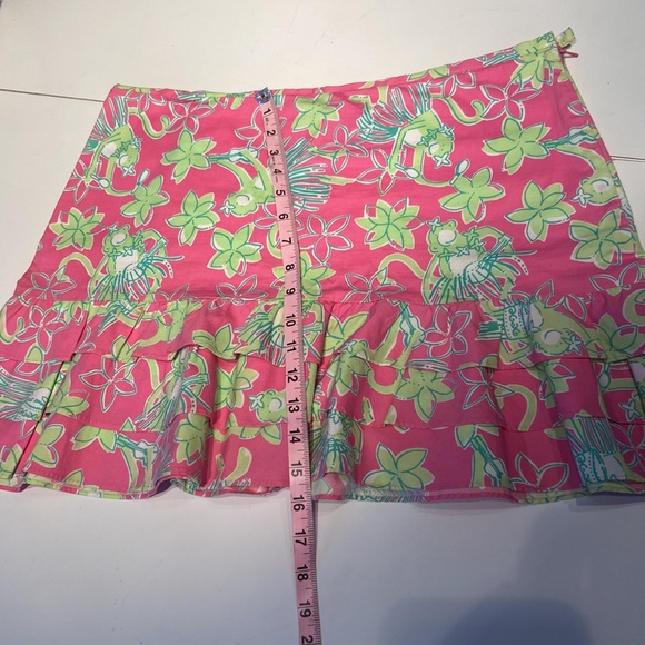 VINTAGE Lilly Pulitzer Skirt size 12 rock a hula monkey - Picture 12 of 12